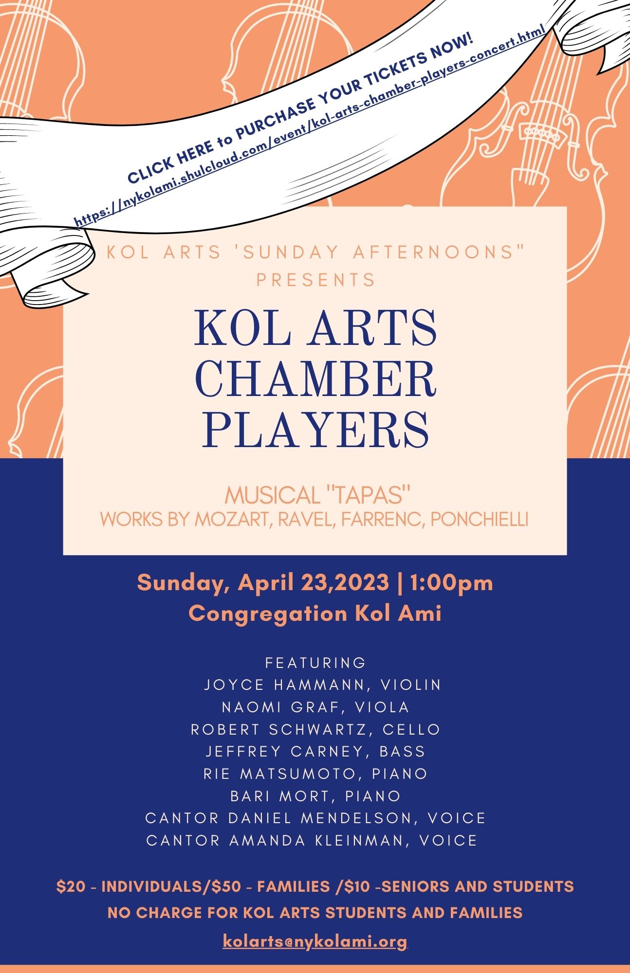 FLYER KOL ARTS CHAMBER PLAYERS, April 23,2023 (1)