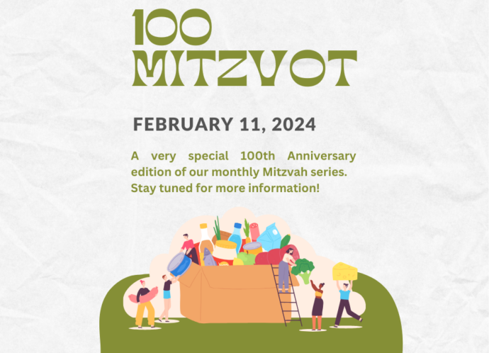 100 Mitzvot Flyer